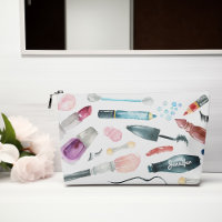 Stijlvolle make-up Accessoires print gesneden naai
