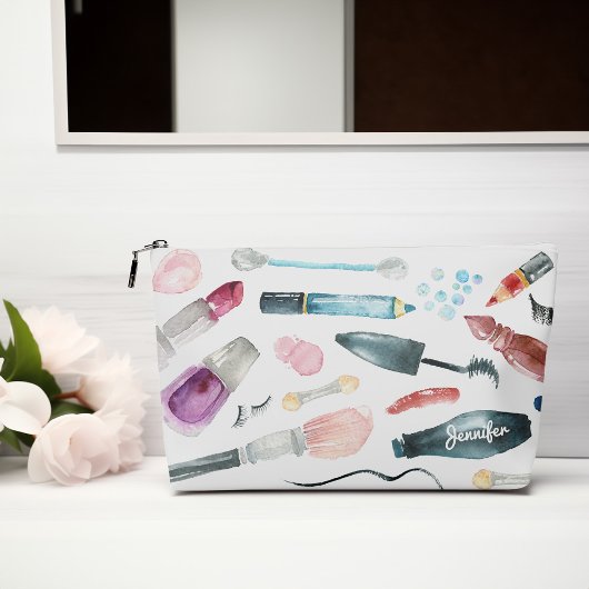 Stijlvolle make-up Accessoires print gesneden naai Etui