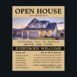 Stijlvolle makelaar open huis Adverteren Flyer<br><div class="desc">Stijlvolle makelaar open huis Adverteren flyers bij de Visitekaartje Store.</div>
