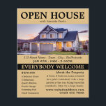 Stijlvolle makelaar open huis Adverteren Flyer<br><div class="desc">Stijlvolle makelaar open huis Adverteren flyers bij de Visitekaartje Store.</div>