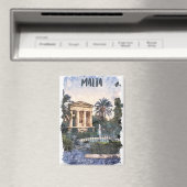 Stijlvolle Malta Mediterrane Vintage Travel Magneet (Insitu (Vaatwasser))