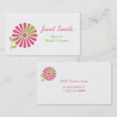 Stijlvolle mama-kaart contactkaartje (Voorkant / Achterkant)