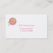 Stijlvolle mama-kaart contactkaartje (Achterkant)