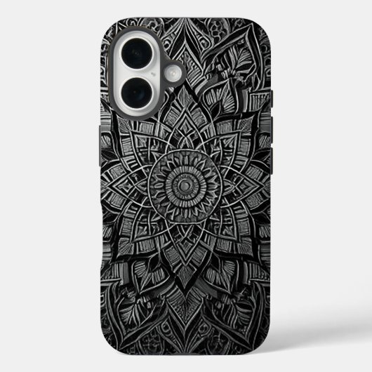 Stijlvolle Mandala Hoesje  (Achterkant)