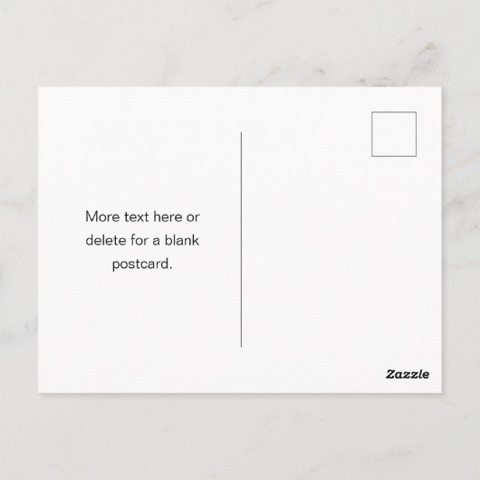 Stijlvolle Mannelijke Donkergrijze Naam & Monogram Briefkaart (Achterkant)