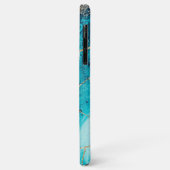 Stijlvolle marineblauw goud geode afbeelding monog Case-Mate iPhone case (Achterkant/links)