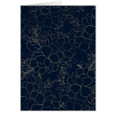 Stijlvolle marineblauw goudhandschrift (Voorkant)