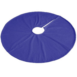 Stijlvolle marineblauwe kerstboomzoom voor een fee fleece kerstboom rok
