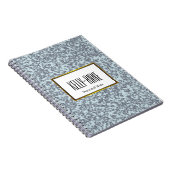 Stijlvolle marmer Designer personaliseren Notitieboek (Rechterzijde)