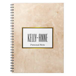 Stijlvolle marmer Designer personaliseren Notitieboek