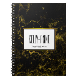 Stijlvolle marmer Designer personaliseren Notitieboek