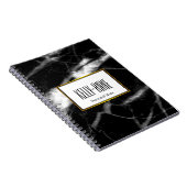 Stijlvolle marmer Designer personaliseren Notitieboek (Rechterzijde)