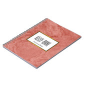 Stijlvolle marmer Designer personaliseren Notitieboek (Linkerzijde)