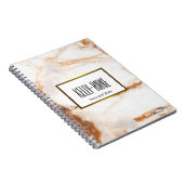 Stijlvolle marmer Designer personaliseren Notitieboek (Rechterzijde)
