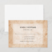 Stijlvolle marmeren achtergrond | Any Event RSVP (Voorkant / Achterkant)