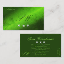 Stijlvolle marmeren groene sprankelende diamanten 