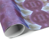 Stijlvolle Mauve en Paarse Designer Gift Wrap Cadeaupapier (Rol Hoek)