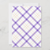 Stijlvolle Mauve Floral 40e verjaardag Kaart (Achterkant)