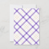 Stijlvolle Mauve Floral Birthday sparen de datum Save The Date (Achterkant)