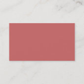 Stijlvolle Mauve Visitekaartje (Achterkant)