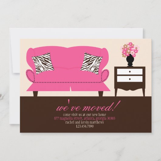 Stijlvolle mededeling over Decorbewegingen Aankondiging (Voorkant)