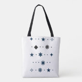 Stijlvolle medium schouder Canvas tas (Achterkant)