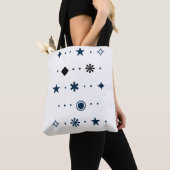 Stijlvolle medium schouder Canvas tas (Dichtbij)