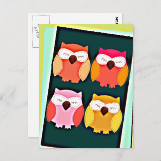  stijlvolle meerkleurige eigenaar briefkaart (Voorkant / Achterkant)