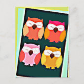  stijlvolle meerkleurige eigenaar briefkaart (Voorkant)