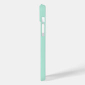 Stijlvolle Meisjesachtige Mintgroene Hart en Naam Case-Mate iPhone Case (Achterkant / Links)