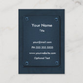 stijlvolle metalen Visitekaartjes (Achterkant)