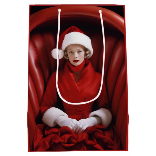  stijlvolle mevrouw Claus Medium Cadeauzakje (Achterkant)