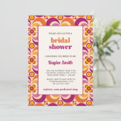 Stijlvolle mid-Century bloemenrijke Paarse Sinaasa Kaart (Staand voorkant)