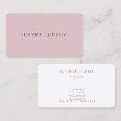 Stijlvolle, minimale Sjabloon Professional Luxe Visitekaartje (Voorkant / Achterkant)