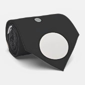 Stijlvolle minimalistische dot Stropdas (Opgerold)