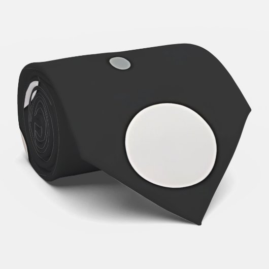 Stijlvolle minimalistische dot Stropdas (Opgerold)