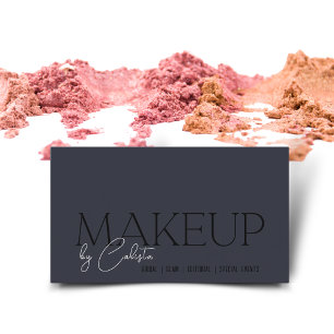 Stijlvolle minimalistische grafische make-up van ' visitekaartje