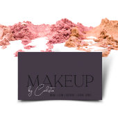Stijlvolle minimalistische grafische make-up van ' visitekaartje