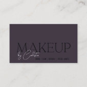 Stijlvolle minimalistische grafische make-up van ' visitekaartje (Voorkant)