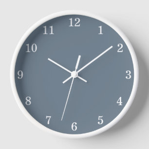 Stijlvolle Minimalistische Koele Grijze Wandklok