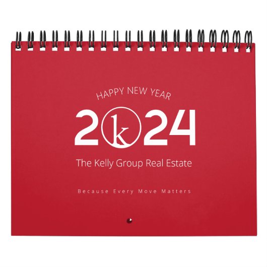 Stijlvolle minimalistische wandkalender voor het b kalender (Hoes)