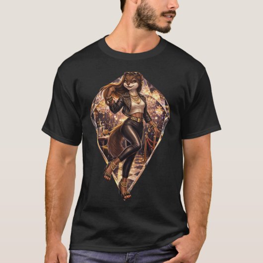 Stijlvolle Mink T-shirt (Voorkant)