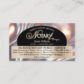 Stijlvolle mobiele notaris en lening ondertekening visitekaartje (Voorkant)