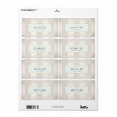 Stijlvolle Mode en schoonheid Modern Striped Etiket (Full Sheet)