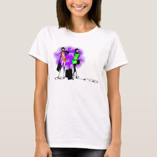 Stijlvolle mode glazen modellen frans t-shirt