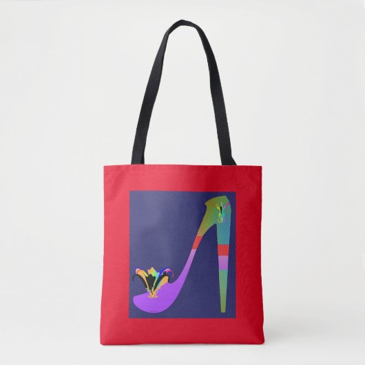 Stijlvolle Mode hoge hak Tote Bag (Voorkant)