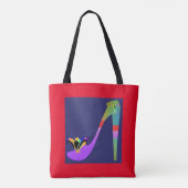 Stijlvolle Mode hoge hak Tote Bag (Achterkant)