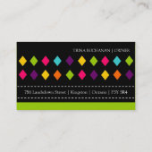 Stijlvolle Mode Visitekaartjes (Achterkant)