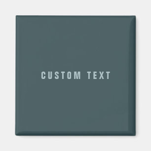 Stijlvolle modern ogende naam   Blauwgrijs Magneet