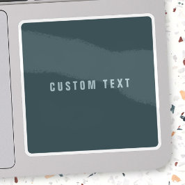 Stijlvolle modern ogende naam | Blauwgrijs Sticker